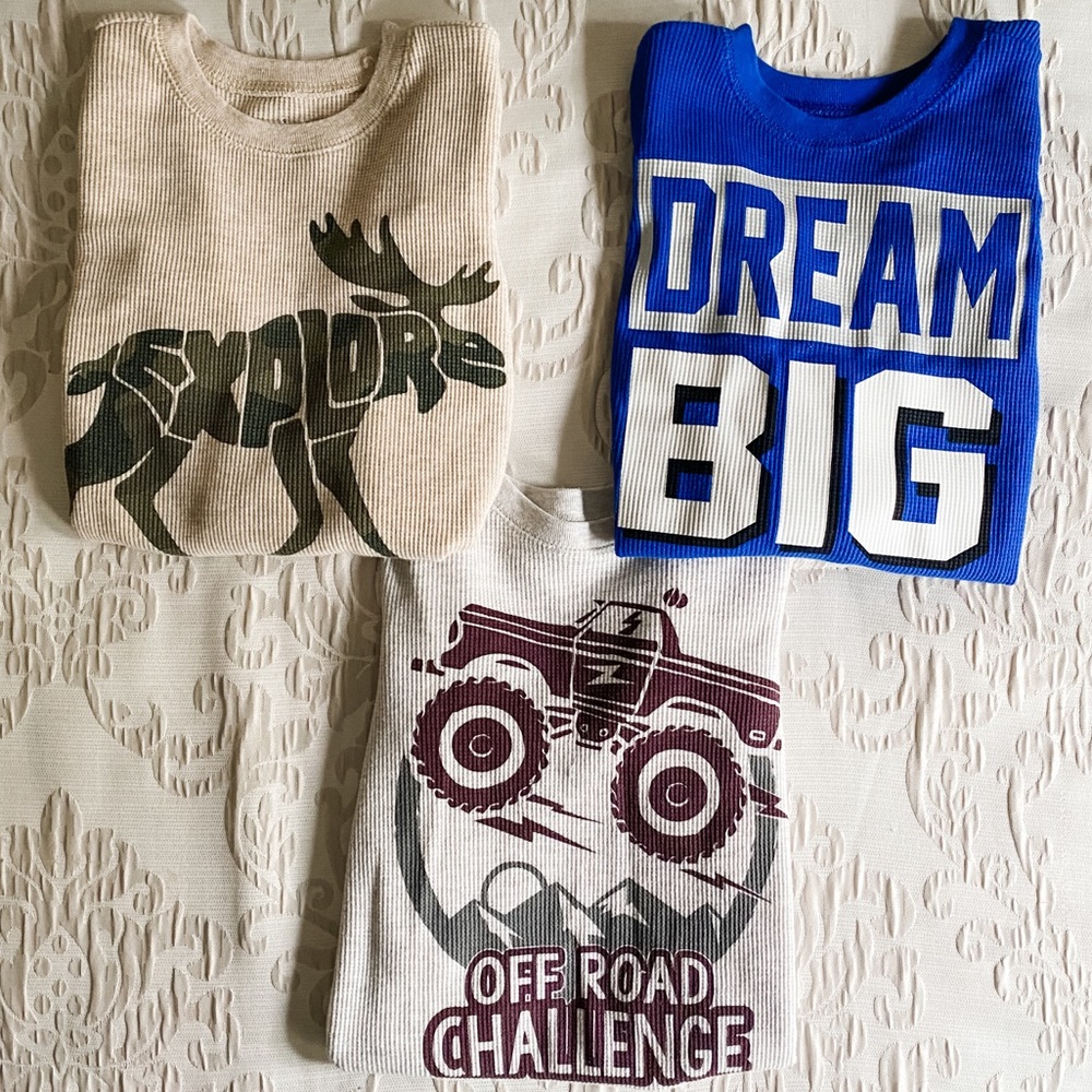 *3/$15 Bundle* Lot of 3 Garanimals Thermal Tees